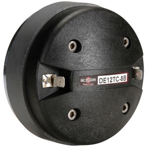 B&C DE12TC 1" Titanium Horn Compression Driver 8 Ohm 2-Bolt